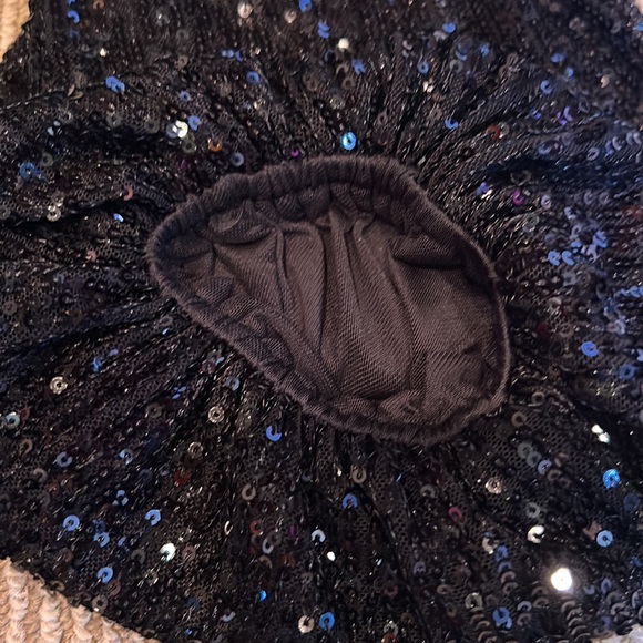 NWT FREE PROPLE christa sequined romper in black size small - Picture 15 of 16